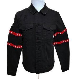 Preme NWOT Black Wash Jean Jacket Men M